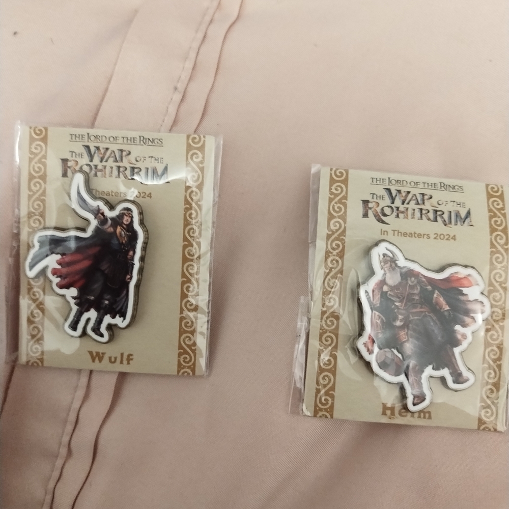 The Lord of the Rings: The War of the Rohirrim Pins